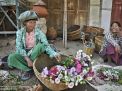 woman market myanmar burma